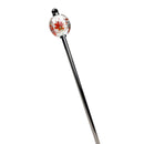 彼岸花とんぼ玉簪（ひがんばなトンボ玉かんざし）