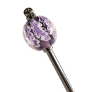 紅藤とんぼ玉簪(べにふじトンボ玉かんざし)