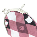 がま口かんざし袋‐ももいろ猫（がまぐちかんざしぶくろ‐ももいろねこ）