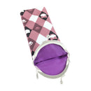 がま口かんざし袋‐ももいろ猫（がまぐちかんざしぶくろ‐ももいろねこ）