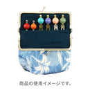 がま口化粧袋‐百合（がまぐちけしょうポーチ‐ゆり）