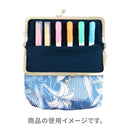 がま口化粧袋‐百合（がまぐちけしょうポーチ‐ゆり）