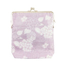 がま口化粧袋‐桜（がまぐちけしょうポーチ‐さくら）