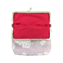 がま口化粧袋‐桜（がまぐちけしょうポーチ‐さくら）