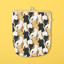 がま口化粧袋‐三毛猫（がまぐちけしょうポーチ‐みけねこ）