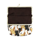 がま口化粧袋‐三毛猫（がまぐちけしょうポーチ‐みけねこ）