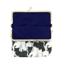 がま口化粧袋‐白黒猫（がまぐちけしょうポーチ‐しろくろねこ）