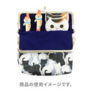 がま口化粧袋‐白黒猫（がまぐちけしょうポーチ‐しろくろねこ）