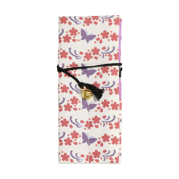 かんざし袋‐湖桜に蝶（かんざしぶくろ‐こざくらにちょう）