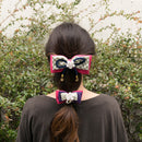 矢絣蝶重梅真珠簪（やがすりちょうかさねうめパールかんざし）