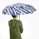 和柄テキスタイル 三つ折り畳み傘‐慶祝梅（わがらてきすたいる みつ折りたたみ傘-けいしゅくうめ）