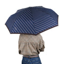 和柄テキスタイル 三つ折り畳み傘‐しめ縄／紺（わがらてきすたいる みつ折りたたみ傘-しめなわ／こん）