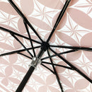 和柄テキスタイル 三つ折り畳み傘‐切子硝子／紅（わがらてきすたいる みつ折りたたみ傘-きりこがらす／べに）