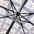 和柄テキスタイル 三つ折り畳み傘‐切子硝子／紺（わがらてきすたいる みつ折りたたみ傘-きりこがらす／こん）