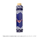 和柄テキスタイル 三つ折り畳み傘‐切子硝子／紺（わがらてきすたいる みつ折りたたみ傘-きりこがらす／こん）