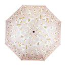 和柄テキスタイル 三つ折り畳み傘‐白茶猫（わがらてきすたいる みつ折りたたみ傘-しろちゃねこ）