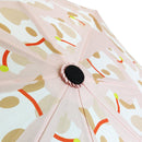 和柄テキスタイル 三つ折り畳み傘‐白茶猫（わがらてきすたいる みつ折りたたみ傘-しろちゃねこ）