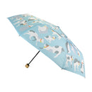 和柄テキスタイル 三つ折り畳み傘‐サバトラ白猫（わがらてきすたいる みつ折りたたみ傘-さばとらしろねこ）