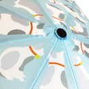 和柄テキスタイル 三つ折り畳み傘‐サバトラ白猫（わがらてきすたいる みつ折りたたみ傘-さばとらしろねこ）