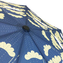 和柄テキスタイル 三つ折り畳み傘‐松に鶴（わがらてきすたいる みつ折りたたみ傘-まつにつる）