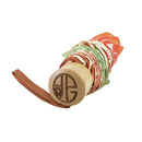 和柄テキスタイル 三つ折り畳み傘‐鬼灯に梟（わがらてきすたいる みつ折りたたみ傘-ほおずきにふくろう）