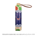 和柄テキスタイル 三つ折り畳み傘‐鬼灯に梟（わがらてきすたいる みつ折りたたみ傘-ほおずきにふくろう）