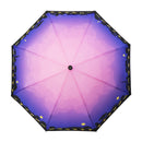 和柄テキスタイル三つ折りたたみ傘-夜に駆ける(わがらてきすたいるみつおりたたみがさ-よるにかける)