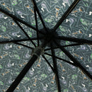 和柄テキスタイル三つ折りたたみ傘-新奇小紋／揺蕩薄煙(わがらてきすたいるみつおりたたみがさ-しんきこもん／ようとううすけむり)