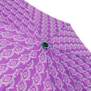 和柄テキスタイル三つ折りたたみ傘-新奇小紋／翠鱗白龍(わがらてきすたいるみつおりたたみがさ-しんきこもん／すいりんはくりゅう)