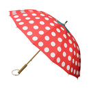 和柄テキスタイル 16本骨長傘‐いちご（わがらてきすたいる 16ぽんほねなががさ‐苺）