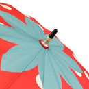 和柄テキスタイル 16本骨長傘‐いちご（わがらてきすたいる 16ぽんほねなががさ‐苺）