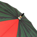 和柄テキスタイル 16本骨長傘‐すいか（わがらてきすたいる 16ぽんほねなががさ‐西瓜）