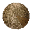 和柄テキスタイル16本長傘-巣窟遵守 大雀蜂(そうくつじゅんしゅ おおすずめばち)