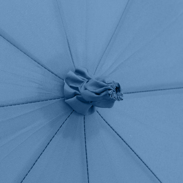 天然竹長傘日傘‐水仙／ブルー（てんねんだけながかさひがさ-すいせん／ぶるー）