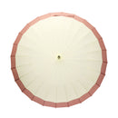 富嶽蛇の目24本長傘-芙蓉に雀(ほくさいじゃのめふうわがさ-ふようにすずめ)