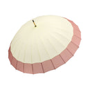 富嶽蛇の目24本長傘-芙蓉に雀(ほくさいじゃのめふうわがさ-ふようにすずめ)