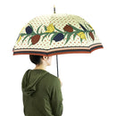 丸屋根深張傘‐牡丹百合／白（ドーム傘-チューリップ／しろ）