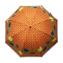 丸屋根深張傘‐牡丹百合／橙（ドーム傘-チューリップ／オレンジ）