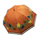丸屋根深張傘‐牡丹百合／橙（ドーム傘-チューリップ／オレンジ）
