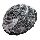 和柄テキスタイル 16本骨長傘‐龍に白雲（わがらてきすたいる 16ぽんほねなががさ‐りゅうにしらくも）