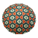 和柄テキスタイル 天然竹16本骨長傘‐菊菱／浪漫（わがらてきすたいる てんねんだけ16ぽんほねなががさ-きくびし／ろまん）