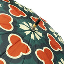 和柄テキスタイル 天然竹16本骨長傘‐菊菱／浪漫（わがらてきすたいる てんねんだけ16ぽんほねなががさ-きくびし／ろまん）