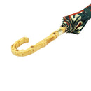 和柄テキスタイル 天然竹16本骨長傘‐菊菱／浪漫（わがらてきすたいる てんねんだけ16ぽんほねなががさ-きくびし／ろまん）