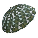 和柄テキスタイル 天然竹16本骨長傘‐鱗紋／煤柳（わがらてきすたいる てんねんだけ16ぽんほねなががさ-うろこもん／すすやなぎ）