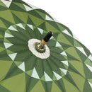 和柄テキスタイル 天然竹16本骨長傘‐鱗紋／煤柳（わがらてきすたいる てんねんだけ16ぽんほねなががさ-うろこもん／すすやなぎ）