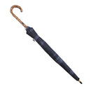 和柄テキスタイル 天然竹16本骨長傘‐組木／藍鉄（わがらてきすたいる てんねんだけ16ぽんほねなががさ-くみき／あいてつ）