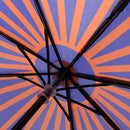 和柄テキスタイル 三つ折り畳み傘‐紺青梅（わがらてきすたいる みつ折りたたみ傘‐こんじょううめ）