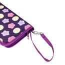 和柄テキスタイル 折り畳み傘袋‐花練り切り／藤色（わがらてきすたいる 折りたたみ傘ケース-はなねりきり／ふじいろ）