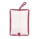 和柄テキスタイル 折り畳み傘袋‐花しずく／赤（わがらてきすたいる 折りたたみ傘ケース-はなしずく／あか）