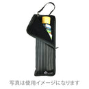 和柄テキスタイル 折り畳み傘袋‐縦縞／黒（わがらてきすたいる 折りたたみ傘ケース-たてじま／くろ）